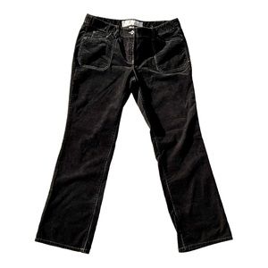 LOFT Corduroy Jeans Slim Bootcut Black